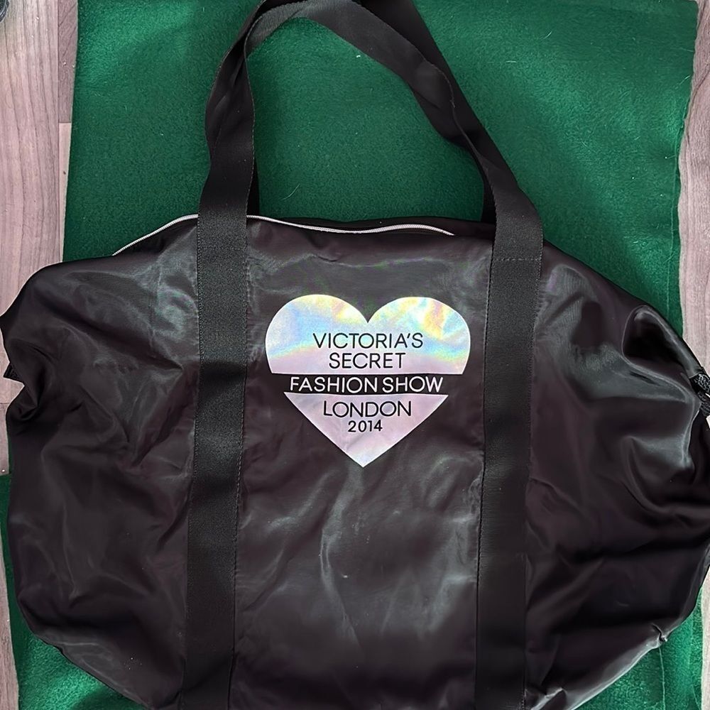 Victoria's Secret Black Tote Bag London Fashion Show 2014 Limited Edition